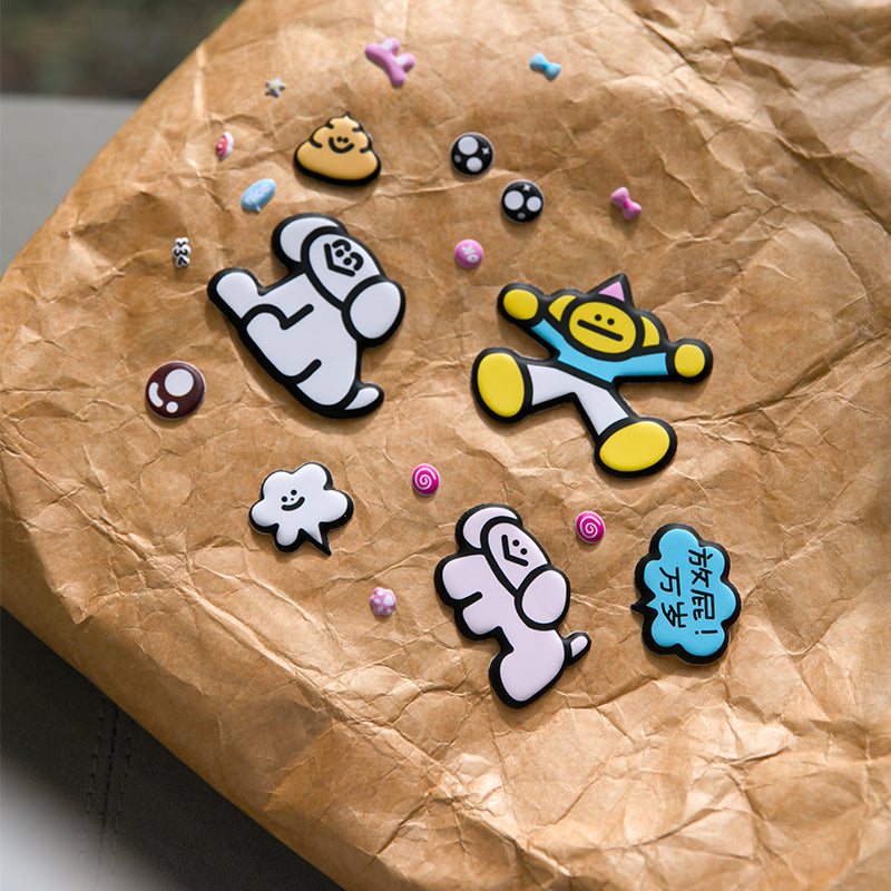 SHANLE LAB-Dirty Monkey AW Series-PIPI Sticker&CHEWY Sticker