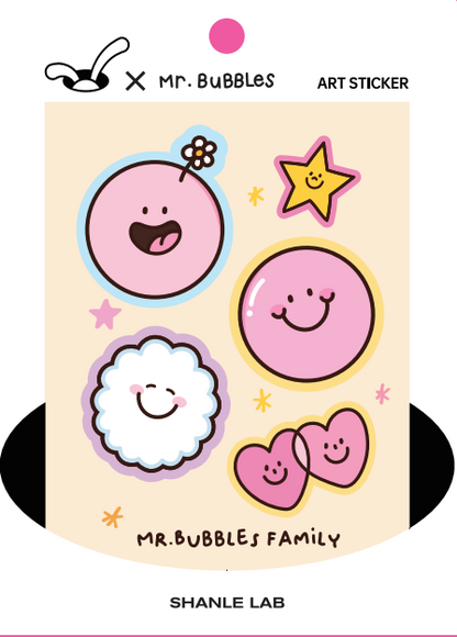 ARTIST Mr.Bubbles | CHEWY STICKER | by SHANLE LAB