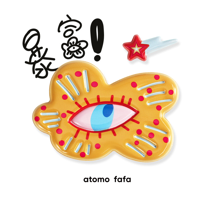 SHANLE LAB-Artist AW Series-Atomo fafa-CHEWY STicker